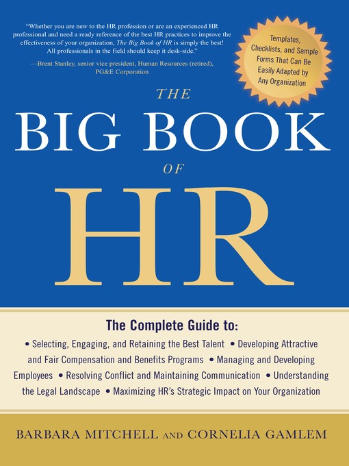 Title details for The Big Book of HR by Barbara Mitchell - Available